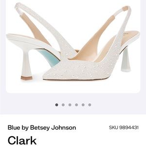Blue by Betsy Johnson heels clark